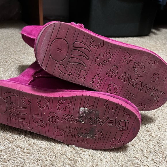 Bearpaw boots size 8 magenta - Picture 2 of 9